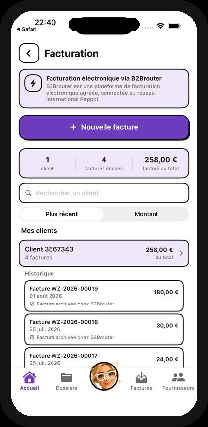Facturation électronique via B2Brouter